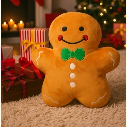 COJÍN PELUCHE GALLETA DE JENGIBRE
