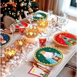 SET DE 6 PLATOS REYES MAGOS
