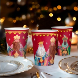 SET DE 6 VASOS REYES MAGOS
