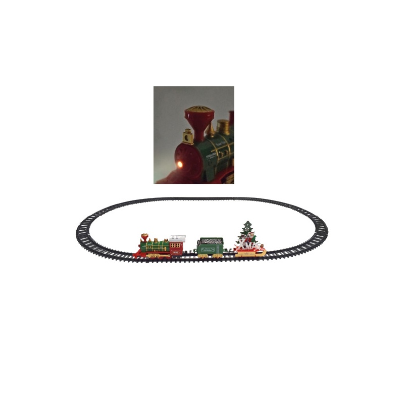 TREN NAVIDEÑO CON VAGONES
