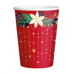 SET DE 6 VASOS ROJO ADORNOS
 2