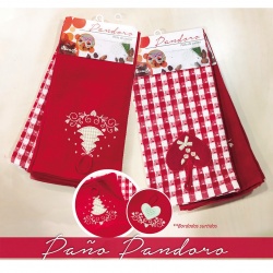 SET DE 2 PAÑOS PANDORO
