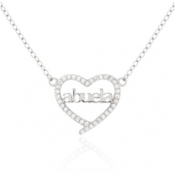 COLGANTE CORAZÓN ABUELA PLATA
 2