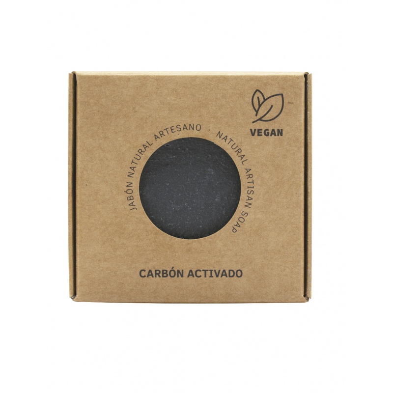 JABÓN NATURAL ARTESANO DE CARBÓN ACTIVADO

