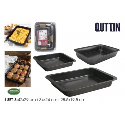 SET DE 3 BANDEJAS RECTANGULARES
 2