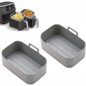 MOLDE RECTANGULAR SILICONA FREIDORA DE AIRE
