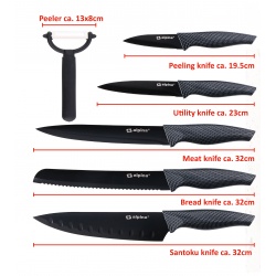 SET DE 5 CUCHILLOS Y PELADOR
 2