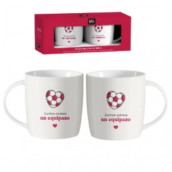 SET DE 2 MUG EQUIPO AMOR
