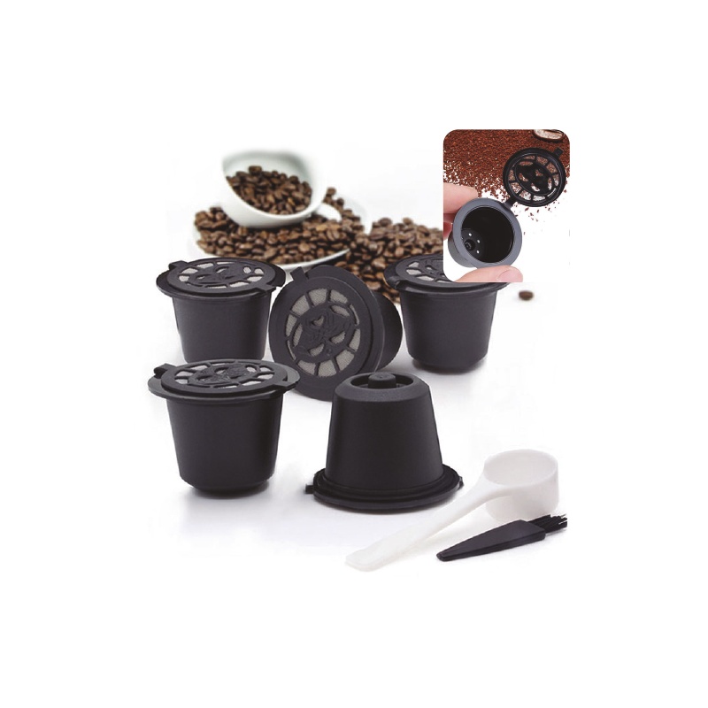 SET DE 5 CÁPSULAS CAFÉ CON ACCESORIOS
