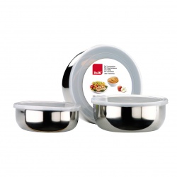 SET DE 3 FIAMBRERAS ACERO
