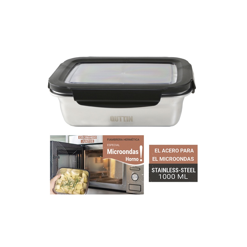 FIAMBRERA ACERO MICROONDAS
