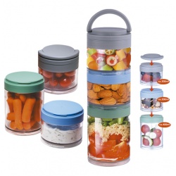 SET DE 3 BOTES APILABLES
