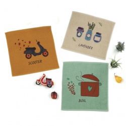 SET DE 3 PAÑOS COCINA + COLOR 
