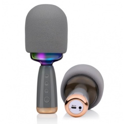MICRÓFONO KARAOKE CON LUCES LED
 2