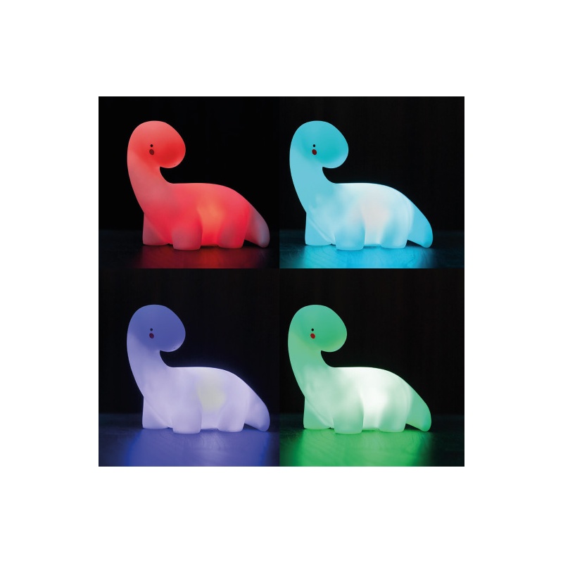 LÁMPARA DINOSAURIO LED MULTICOLOR
