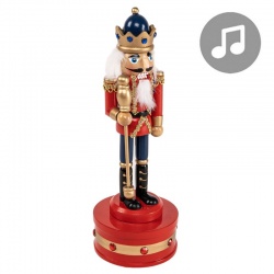 FIGURA SOLDADO CASCANUECES CON MÚSICA
