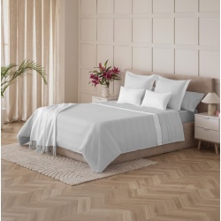 JUEGO DE SÁBANAS MAISON GRIS CAMA 150 CM.
