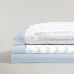 JUEGO DE SÁBANAS VOGA AZUL CAMA 150 CM.
 2