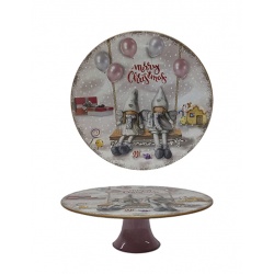 BANDEJA REDONDA CON BASE 
