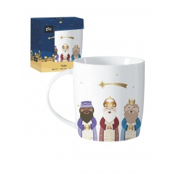 TAZA REYES MAGOS BLANCA 
