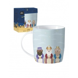 TAZA REYES MAGOS CELESTE
