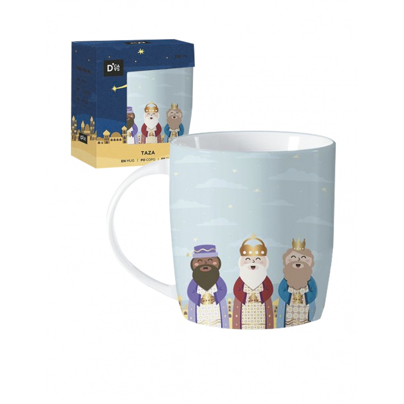 TAZA REYES MAGOS CELESTE
