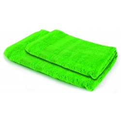 JUEGO DE TOALLA LAVABO Y DUCHA PISTACHO