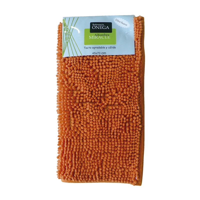 ALFOMBRA MICROFIBRA NARANJA
