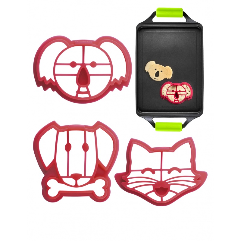 SET DE 3 MOLDES PARA PANCAKE
