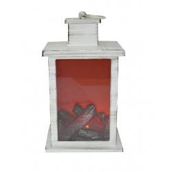 FAROL EFECTO CHIMENEA CON LUZ LED 
