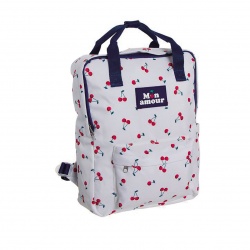 MOCHILLA CHERRY BLANCA 
