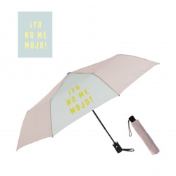 PARAGUAS PLEGABLE AUTOMÁTICO ROSA 
