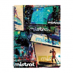 LIBRETA ESPIRAL A4 CALIFORNIA
