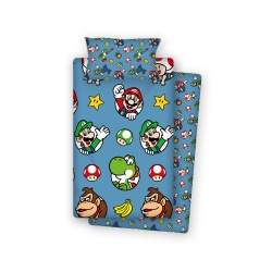 SÁBANAS SUPERMARIO CAMA 90 CM 
