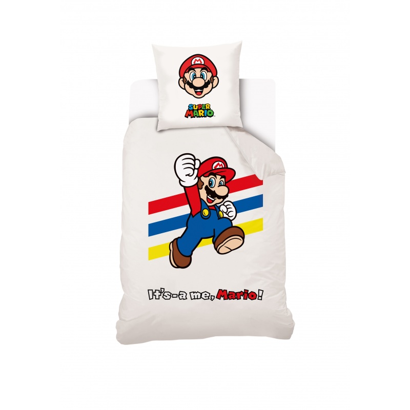 FUNDA NÓRDICA SUPERMARIO CAMA 90 CM 
