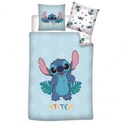 FUNDA NÓRDICA Y FUNDA DE COJÍN LILO + STITCH CAMA DE 90 CM.

