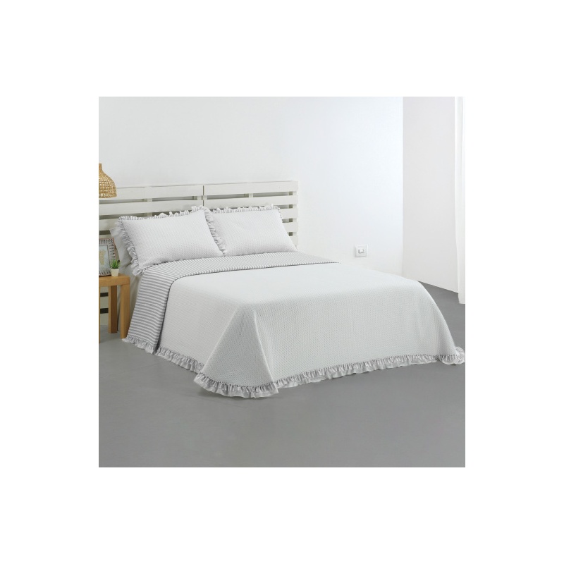 COLCHA BOUTI MANACOR PERLA CAMA 135 CM.
