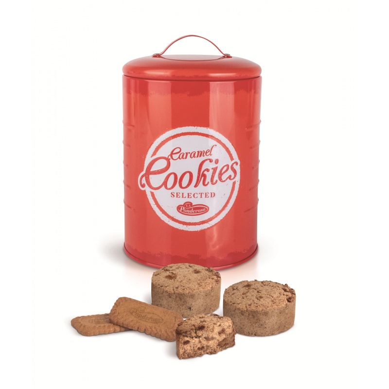 LATA PREMIUM CON MANTECADOS DE GALLETAS CARAMELIZADAS
