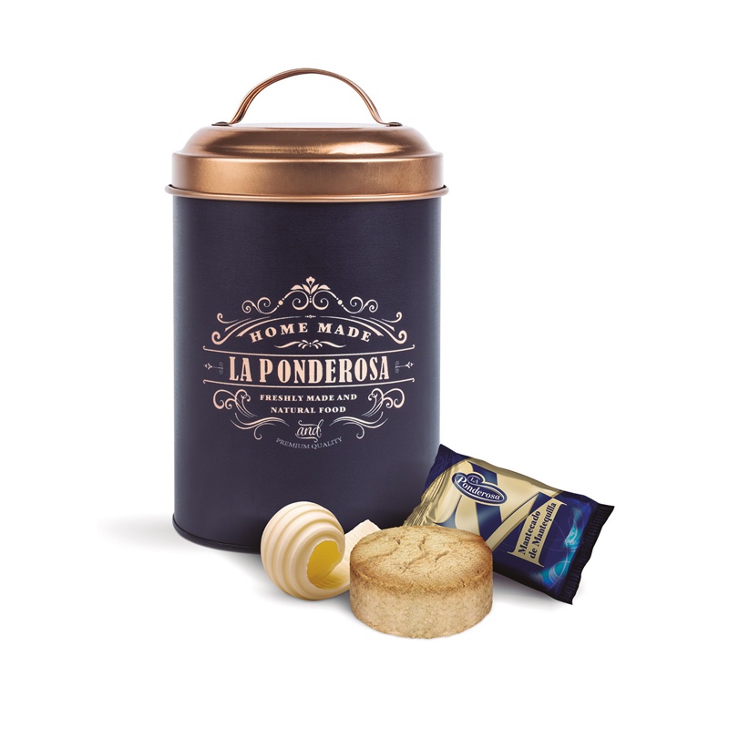 LATA PREMIUM CON MANTECADOS DE MANTEQUILLA
