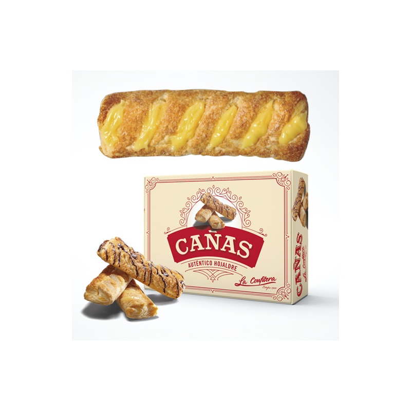 CAÑAS DE CREMA PASTELERA
