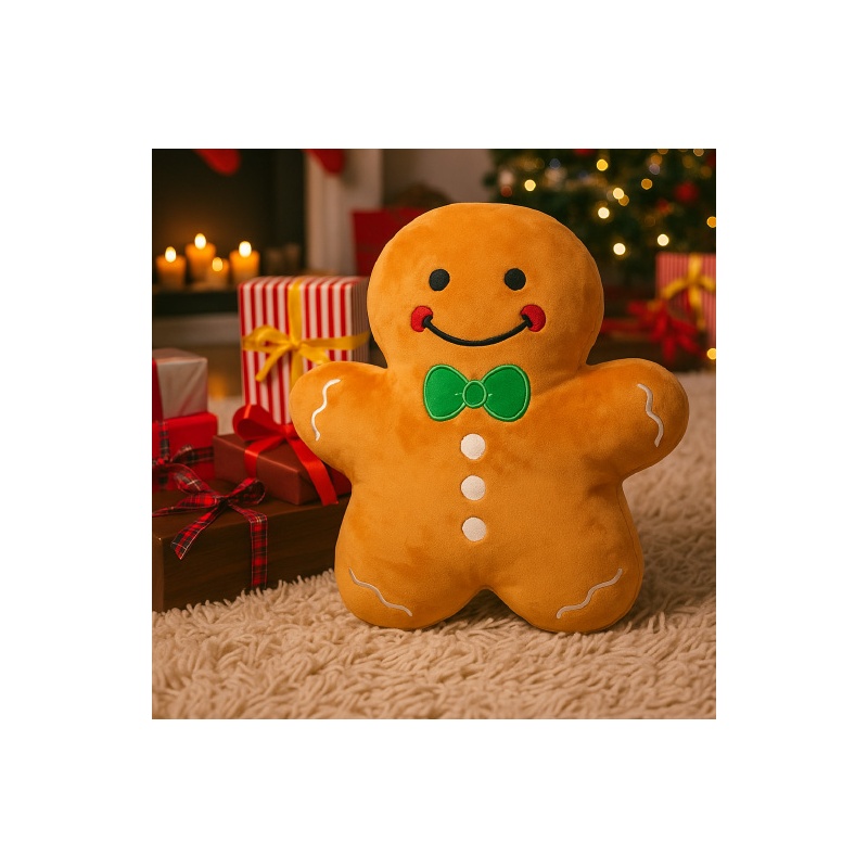 COJÍN PELUCHE GALLETA DE JENGIBRE
