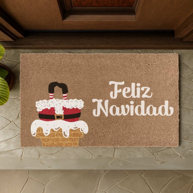 FELPUDO ANTIDESLIZANTE FELIZ NAVIDAD
