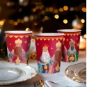 SET DE 6 VASOS REYES MAGOS
