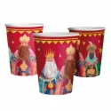 SET DE 6 VASOS REYES MAGOS

