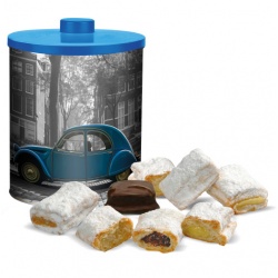 LATA VINTAGE CON HOJALRICAS SURTIDAS
