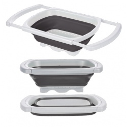 COLADOR RECTANGULAR AJUSTABLE Y PLEGABLE
