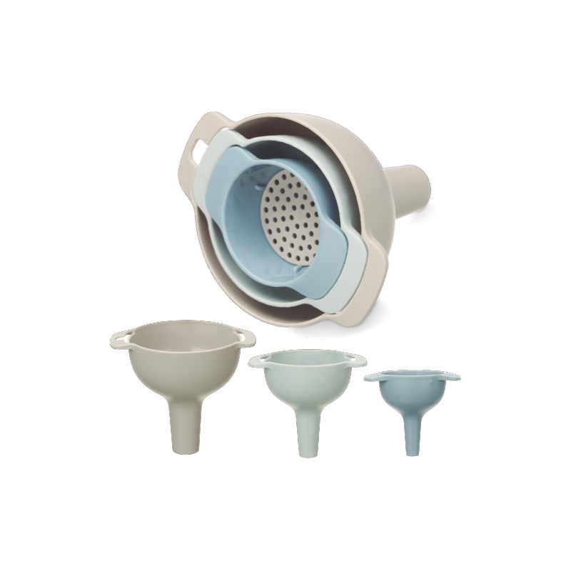 SET DE 3 EMBUDOS CON FILTRO
