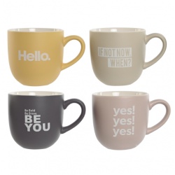 SET DE 4 TAZAS MUG NEW BONE
