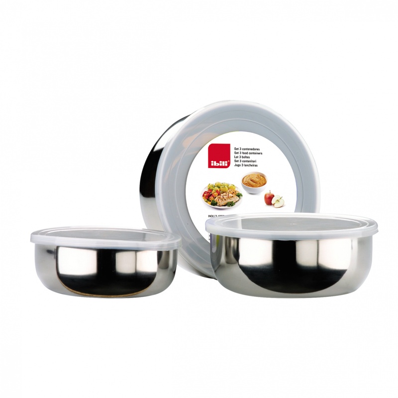 SET DE 3 FIAMBRERAS ACERO
