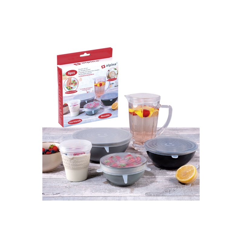 SET DE 6 TAPAS FLEXIBLES
